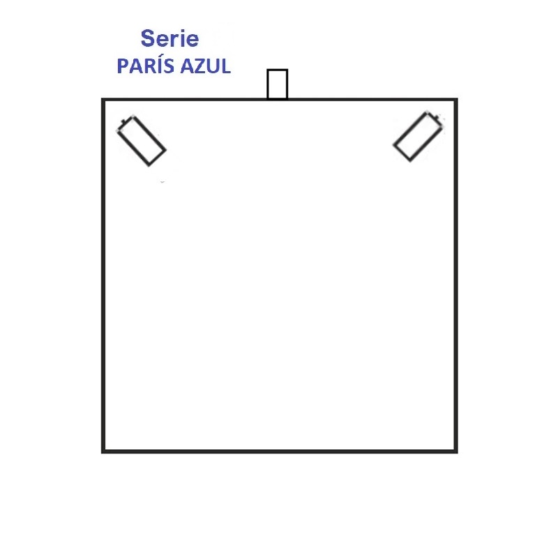 Estuche París collar 162x162x37 mm.